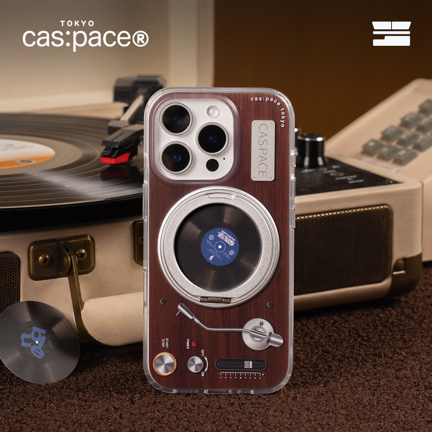 cas:pace 25S/S MagSafe対応「wood vinyl」携帯ケース - cas:pace 殼空間